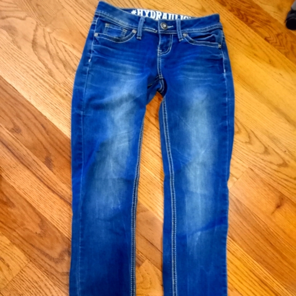 Hydraulic Low Rise Skinny Jeans